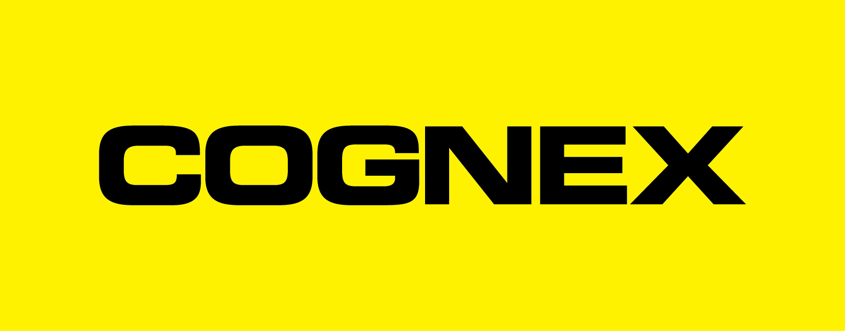 Cognex_Logo_YellowBG Parceiro Sentinel Vision Cognex